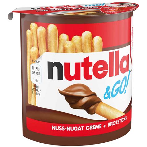 nutella & GO! Brot-Sticks 52g MHD: 13.07.2024 – Sweets Express