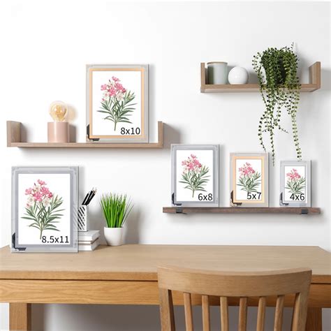 Unique Bargains Glass Picture Frame for Tabletop Decor Photo Frames for ...