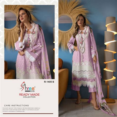 Shree R 1405 A To D Ready Made Pakistani Suits Collection