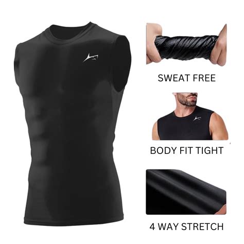 Sleeveless Compression Tank Top T-Shirt – Prosharx