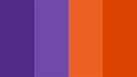 Purple And Orange Color Palette