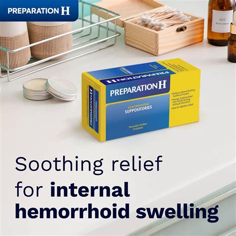 Preparation H Suppositories For Hemorrhoid Relief, Burning, 11/30/2022