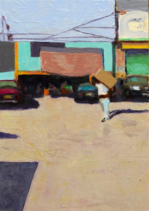 Trevor Burgess, Man Carrying Box (Mexico City) | Cavaliero Finn Gallery Ltd