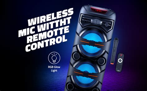 Artis MS306 60W Wireless Bluetooth Party Speaker with FM/USB/Aux in/TF ...