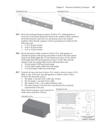 Parametric Modeling Chapter 5 的图像结果