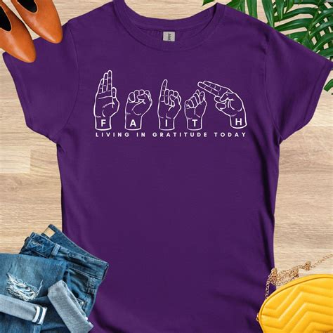 Faith - Sign Language – Living in GRATITUDE Today