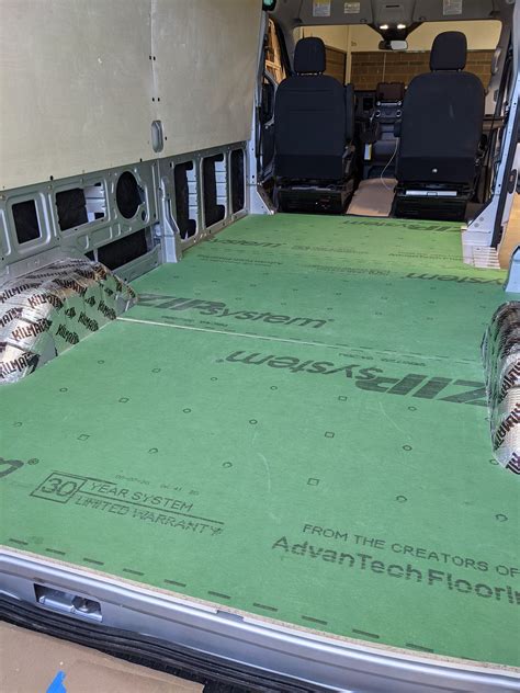 Transit 148" EXT - Perfect-Cut Floor (Subfloor + Pre-Cut Flooring ...