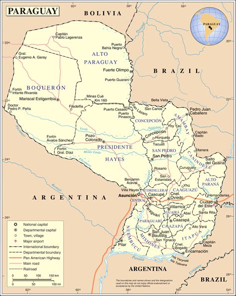 Maps of Paraguay | Map Library | Maps of the World