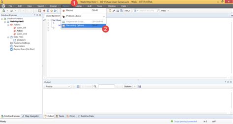 Image result for Load Runner Recording Options