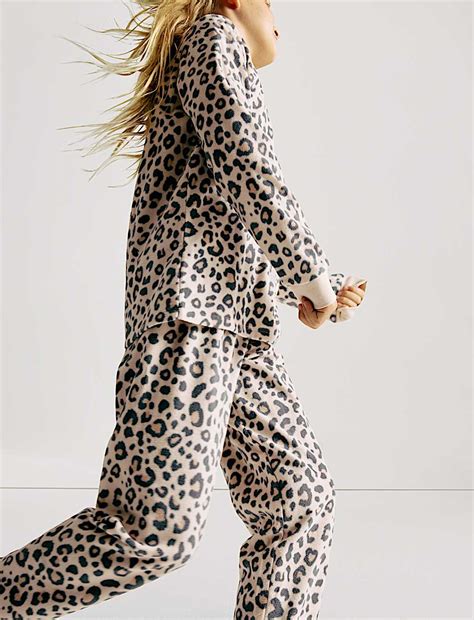 Buy Leopard Print Pyjamas (1-16 Yrs) at Marks & Spencer