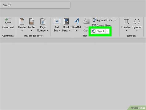 Image result for How to Add File to Word