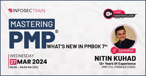 Mastering PMP: What is new with PMBOK 7th, March 27 2024 | Online Event ...
