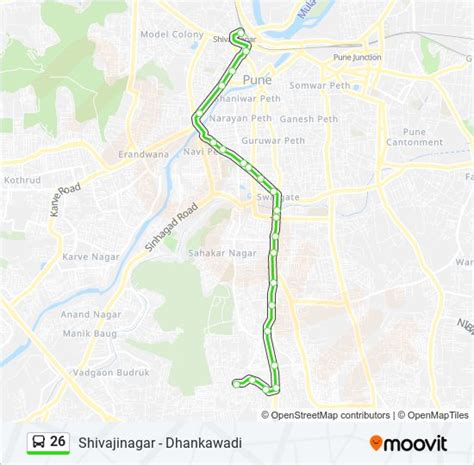 26 Route: Schedules, Stops & Maps - Dhankawadi (Updated)
