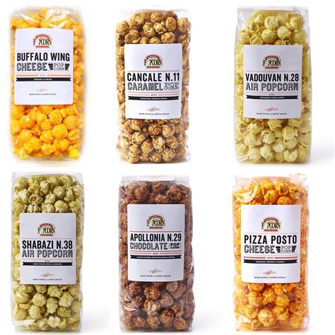 La Boîte Popcorn Set - Gourmet Flavored Popcorn