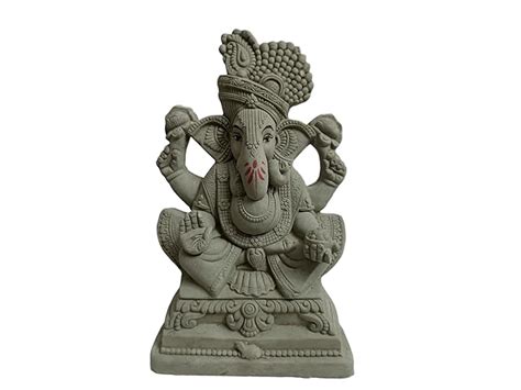Buy Eco Friendly Clay Ganesh Idol | Handcrafted Eco Friendly Ganesha ...