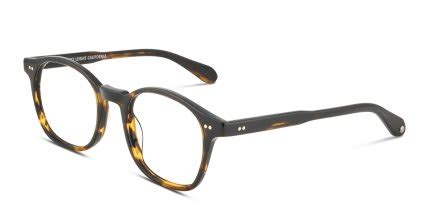 Garrett Leight Riley Brown, Tortoise Prescription Eyeglasses