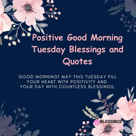 110+ Positive Good Morning Tuesday Blessings Quotes