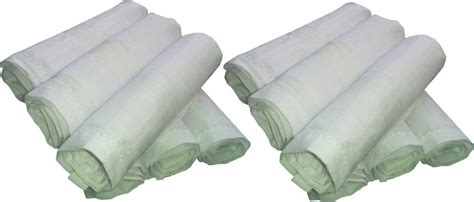 NIFTER 100% Pure cotton White Handkerchief ,Made with High quality ...