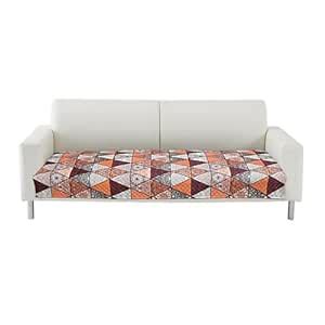 ohello®Premium Anti Slip 3 Seater Quilted Velvet Sofa Cover Protector ...