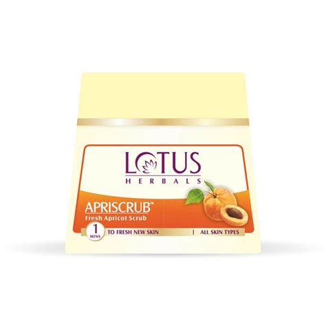 Buy Lotus Herbals APRISCRUB Fresh Apricot Scrub (300gm) Online in ...