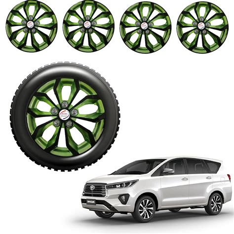 Auto Pearl - Premium 15" inch | Set of 4 Pcs | Press Type Hubcap Wheel ...
