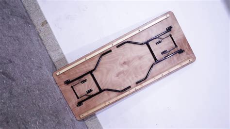 Hotel Event Dining 60 Inch Folding Round Wood Banquet Table For Wedding ...