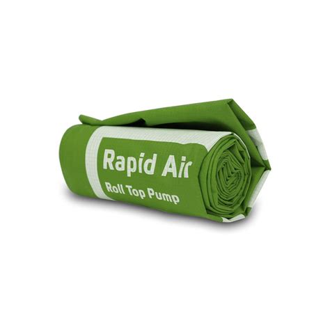 Klymit Rapid Roll-Top Air Pump for Flat Valve Sleeping Pads, Green ...