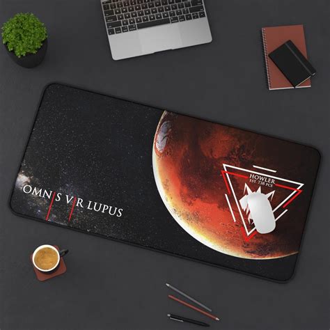 Omnis Vir Lupus, Howler, Red Rising Themed Desk Mat - Etsy