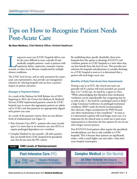 Image result for Post Acute Vision Statement