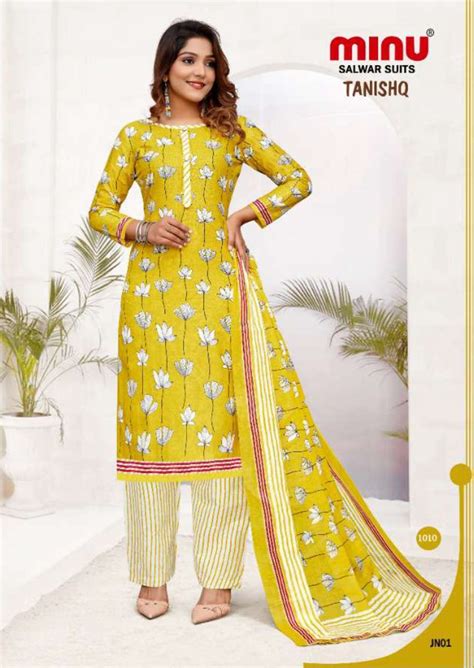 Minu TANISHQ Pure Cotton Printed Unstitched Dress Material Catalog ...