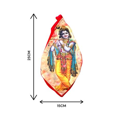 Gaumukhi Bag with Krishna Ji Photo for Mantra Japa – Timeshopee