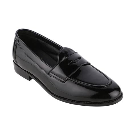 Siena Timeless Patent Black Classic Penny Loafers – THE BRAT ARMY