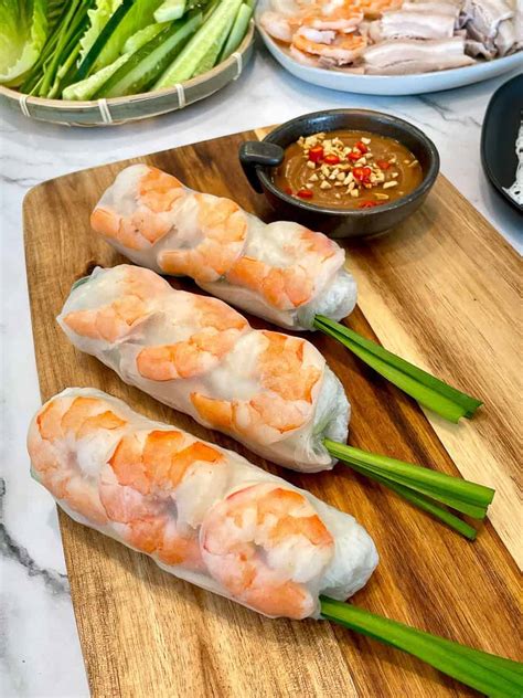 Image result for Vietnamese Fresh Spring Rolls