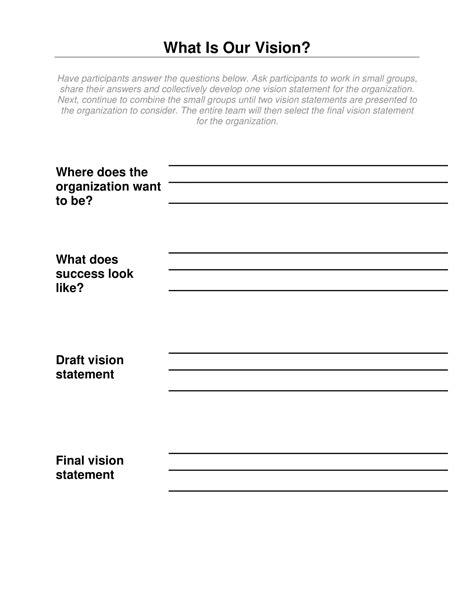 Image result for How to Write a Vision Statement