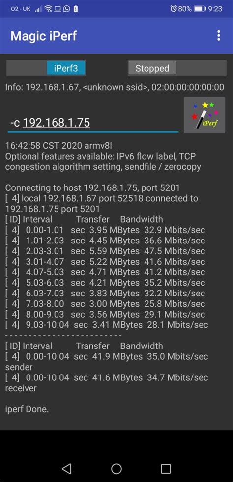Image result for Iperf Bandwidth Measurements in Android