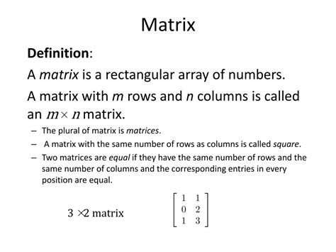 Matrix in Math Definition 的图像结果