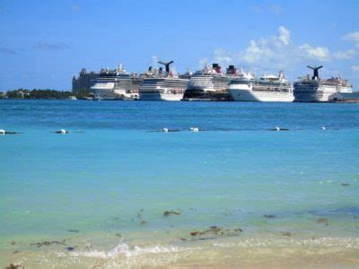 One Of The Most Popular Cruise Ports In The Caribbean (Nassau, Bahamas).