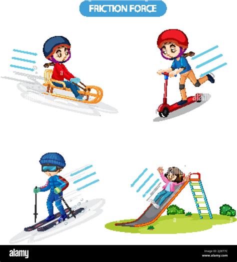 Friction applied Stock Vector Images - Alamy
