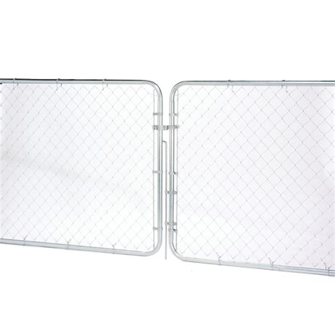 Merchants Metals 6-ft H x 10-ft W Galvanized Steel Drive-thru Chain ...