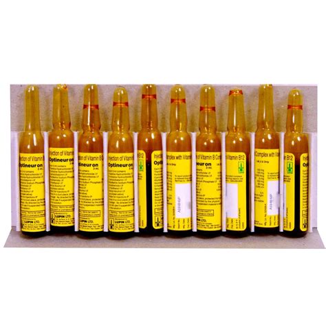 Optineuron Injection 10 x 3 ml Price, Uses, Side Effects, Composition ...