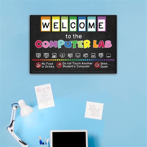 Computer Lab Decor 的图像结果