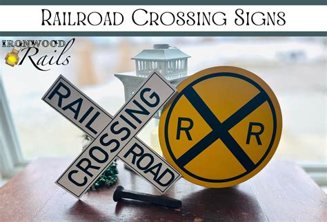 Railroad Crossings Signs, Railroad Crossbuck Sign, Railway Wall Plaques ...