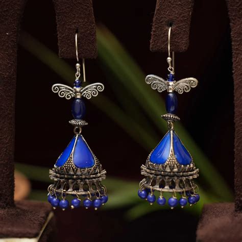 Zoya Oxidised Hoop Earrings | Perfect for Every Women