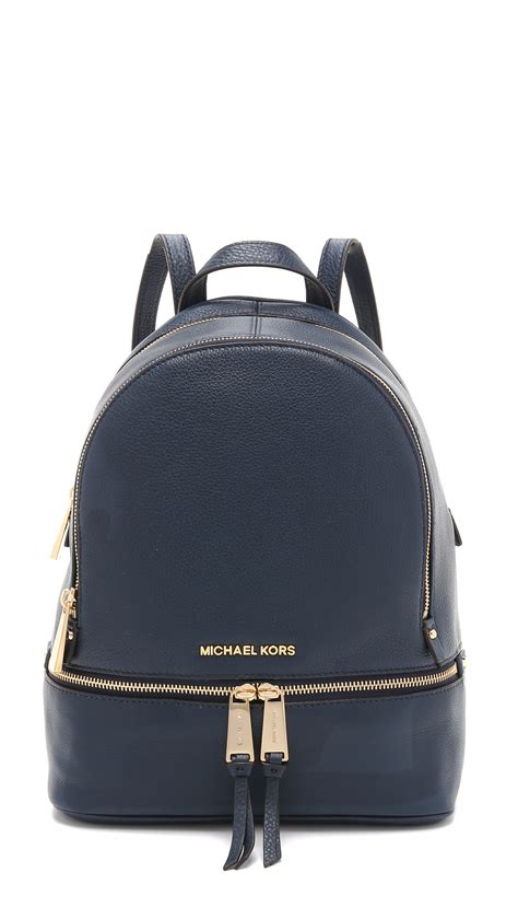 MICHAEL Michael Kors Rhea Backpack - Navy in Blue - Lyst