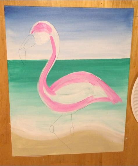 Image result for How to Paint Tutorial Flamingo