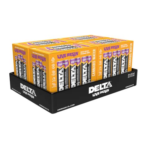 Delta Cannabis Water Delta 9 Live Resin Seltzer I 24pk - My Beverage ...