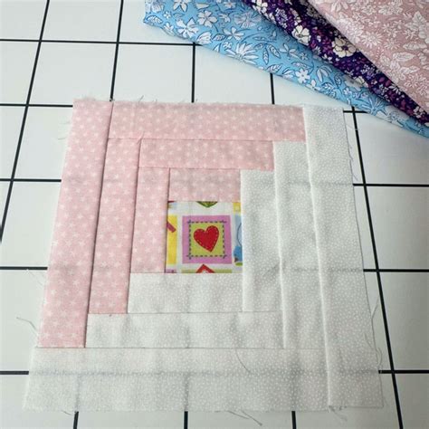Log Cabin Quilt Block Pattern - 6" Sizes - DIGITAL PATTERN – Beginners Quilting Hub