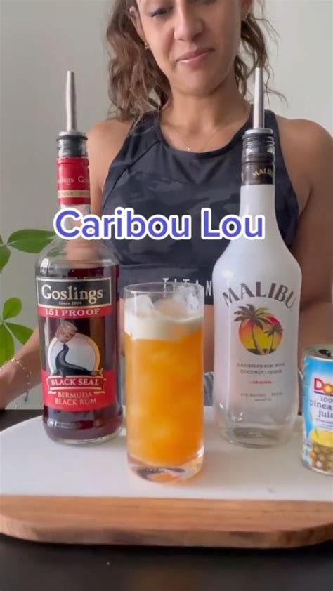 Caribou Lou 🔥 | Liquor drinks, Alcoholic drinks, Cocktail drinks alcoholic