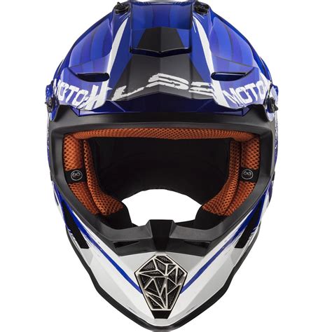LS2 MX 437 Fast Gator Blue Matt Helmet– Moto Central