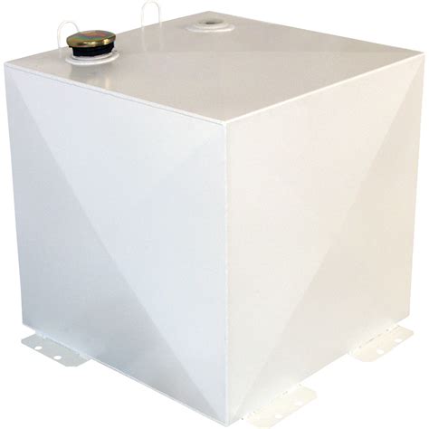 Better Built Steel Transfer Fuel Tank, 50 Gallon, Square, White, Model ...